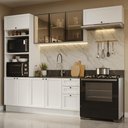 Ver imagem 1 de Cozinha Completa Vik 9 Portas 3 Gavetas MDP 270cm Madesa