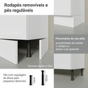 Ver imagem 4 de Cozinha Completa Vik 9 Portas 3 Gavetas MDP 270cm Madesa