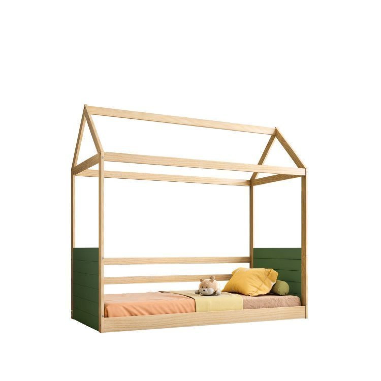 Cama Montessoriana Reversível Completa Casinha Garden Casatema - 11