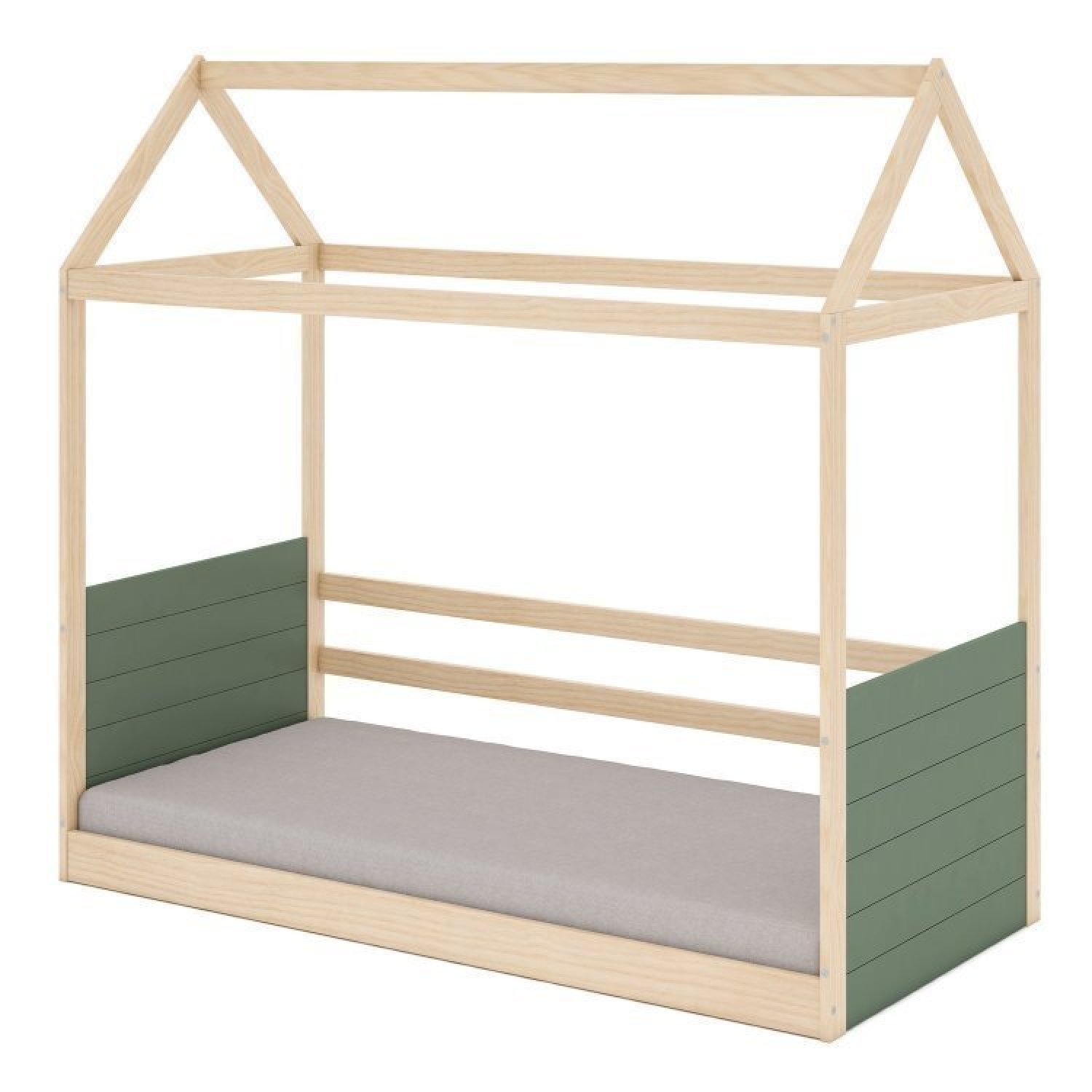 Cama Montessoriana Reversível Completa Casinha Garden Casatema - 12