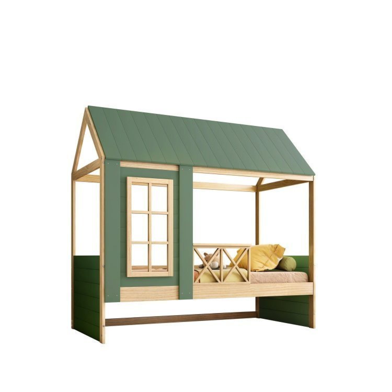 Cama Montessoriana Reversível Completa Casinha Garden Casatema - 7