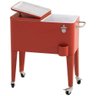 Carrinho Cooler Metal Vermelho 57L - A/CASA - 2