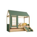 Ver imagem 4 de Bicama Solteiro Infantil Reversível Telhado Completo Casinha Garden Casatema MadeiraOriginals