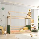Ver imagem 6 de Bicama Solteiro Infantil Reversível Telhado Completo Casinha Garden Casatema MadeiraOriginals