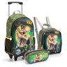Kit Escolar Mochila + Lancheira + Estojo Dinossauro Seanite - 1