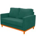 Ver imagem 3 de Sofa Berlim 2 Lugares Base de Madeira Tecido Impermeavel