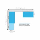 Ver imagem 6 de Quarto Home Office com Guarda Roupas e Bancada de Estudos Paris Luciane Móveis