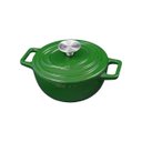 Ver imagem 1 de Caçarola de Ferro Fundido Esmaltado Aroma 18 Cm Verde Oxford