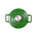 Ver imagem 4 de Caçarola de Ferro Fundido Esmaltado Aroma 18 Cm Verde Oxford
