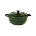 Ver imagem 3 de Caçarola de Ferro Fundido Esmaltado Aroma 18 Cm Verde Oxford