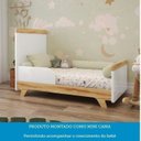 Ver mais imagens de Quarto de Bebê Completo com Cômoda Berço e Guarda Roupa 100% Mdf Retrô Kakau Espresso Móveis