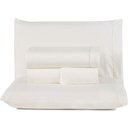 Ver imagem 2 de Kit Top Line Cobre Leito Queen 180 Fios + Jogo de Lençol - 7 Peças Marfim