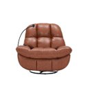 Ver imagem 7 de Poltrona do Papai Cinema Elétrica Ottawa com Massagem Aquecimento Balanço Entrada Usb/usb-c Pu Caram