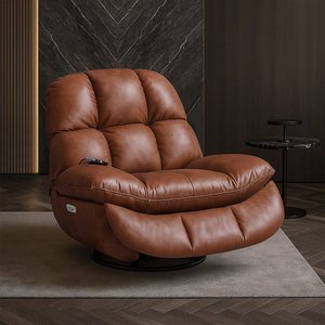 Poltrona do Papai Cinema Elétrica Ottawa com Massagem Aquecimento Balanço Entrada Usb/usb-c Pu Caram