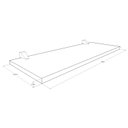 Ver imagem 4 de Prateleira Essencial MDP 1 Unidade 54x19,5x1,5cm  