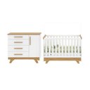 Ver imagem 3 de Quarto de Bebê com Cômoda e Berço 100% MDF Jolie Retrô Yescasa