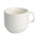 Ver imagem 1 de Jogo de Xicara de Cha Empilhavel 200 Ml Porcelana Branca