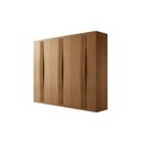 Ver imagem 3 de Guarda-Roupa 6 Portas 2 Gavetas MDF London Laranja/Marromle