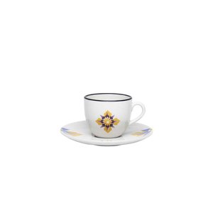 Xícara Grande 200ml com Pires Oxford Coup Grid Chá Café Oxford