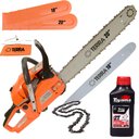 Ver imagem 1 de Motor Serra Moto Serra Motosserra com Óleo Toyama 2t 52cc Sabres 18” e 20” Mt520 Terra