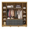 Guarda-roupa Real 6 Portas 6 Gavetas - 7