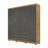 Guarda-roupa Real 6 Portas 6 Gavetas - 2