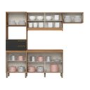 Ver imagem 4 de Cozinha Compacta Jasmine 7 Portas 2 Gavetas Espresso Móveis