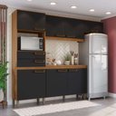 Ver imagem 1 de Cozinha Compacta Jasmine 7 Portas 2 Gavetas Espresso Móveis