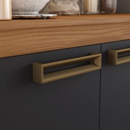 Cozinha Compacta Jasmine 7 Portas 2 Gavetas Espresso Móveis - 6