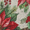 Ver imagem 2 de Trilho de Mesa Decorativo Natalino 35x140cm Flor de Natal