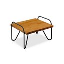 Ver imagem 1 de Mesa de Centro Estilo Industrial Aramado Carvalho Madeira - Bela Móveis