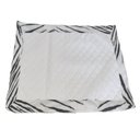 Ver imagem 1 de Tapete Higiênico Pet Impermeável Branco Grande Reutilizável Lavável: Zebra Branco e Preto
