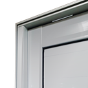Ver imagem 5 de Porta Pivotante Alumínio Lambril Premium c/Pux.Esq. Elite Branco 240x150 Brimak
