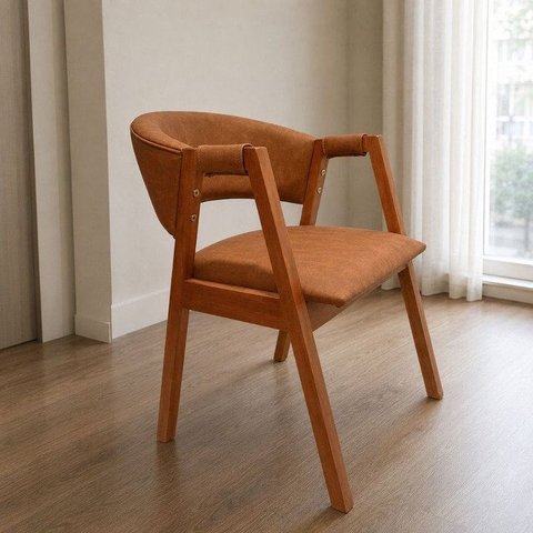 Poltrona Lithi em Durango Ergônomica com Braços Confortável Design Versátil