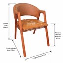 Ver imagem 4 de Poltrona Lithi em Durango Ergônomica com Braços Confortável Design Versátil