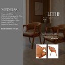 Ver imagem 6 de Poltrona Lithi em Durango Ergônomica com Braços Confortável Design Versátil