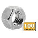 Ver imagem 1 de Porca Sextava Zincada 5/5" C/100un UNC Ciser Unico