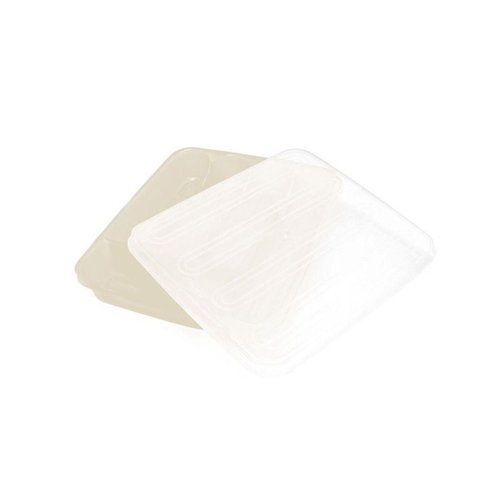 Porta Talheres com Tampa Plasvale Nude
