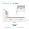 Cama de Solteiro com 2 Gavetas Invicta Contemporânea Santos Andirá Branco - 6