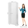 Armário Multiuso Guarda-roupa 2 Portas com Chave Virtus - 4