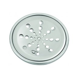 Grelha Inox Redonda com Caixilio 15 Cm - 1