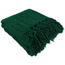 Ver imagem 3 de Manta para Sofá Gigante Decorativa Protetora 2,30 x 1,40:Verde-Escuro