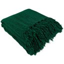 Ver imagem 3 de Manta Para Sofá Gigante Decorativa Protetora 2,30 x 1,40:Verde-escuro