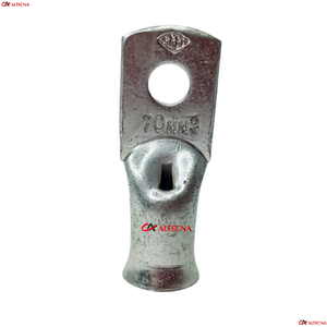 Terminal Olhal Tubolar de Compressão 70mm X M8 Com 5 Unidades