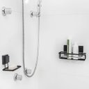 Ver imagem 3 de Saboneteira Parede Square Preto Fosco Future