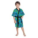 Ver imagem 1 de Roupão Quimono Aveludado Infantil Lepper Batman Tam G Azul