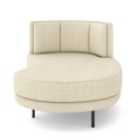 Ver imagem 2 de Sofá Chaise Longue Living Lucca Direito D02 Linho Creme D-463