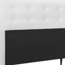 Ver imagem 4 de Cabeceira Estofada Cama King 195 cm Corino Branco