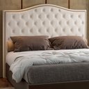Ver imagem 1 de Cabeceira para Cama Box King 203cm Diesis Bouclé Off White - Sallar Home