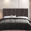 Ver imagem 2 de Cabeceira Cama Box Casal King Size Dallas 195cm Suede Marrom - Desk Design